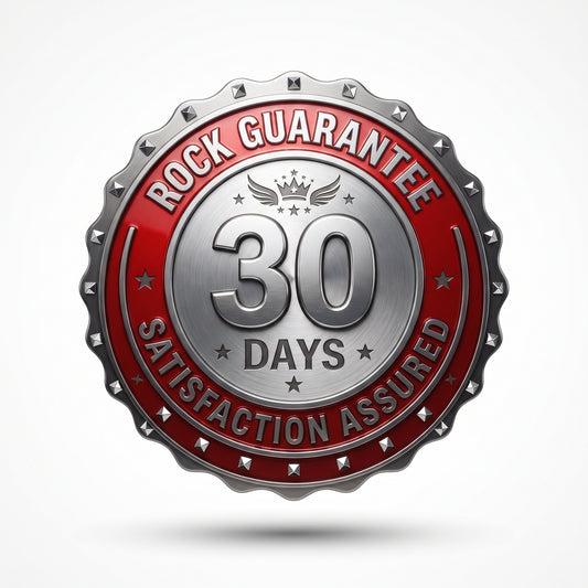 30-Day Rock Guarantee metal seal